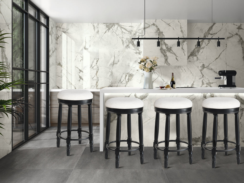 AGODY Bar Stools Set of 2, 26" Counter Height