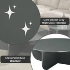 Lamond Dark Olivish High Gloss Coffee Table