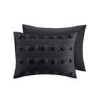 2 PCS Twin/Twin XL Clip Jacquard Duvet Cover Set