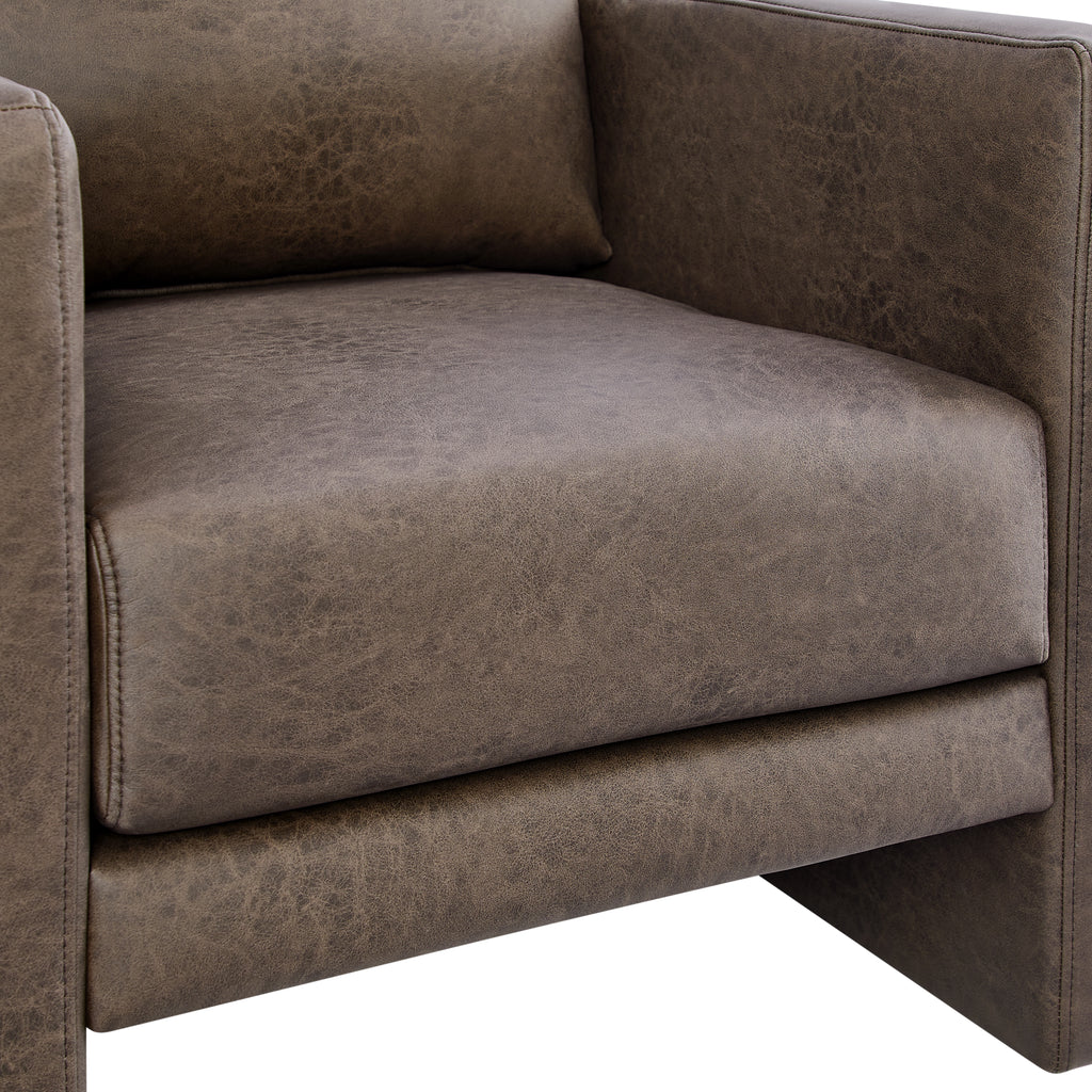 Tulo Faux Leather Club Chair