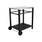 2-Tier Outdoor Grill Cart with Stainless Steel Top