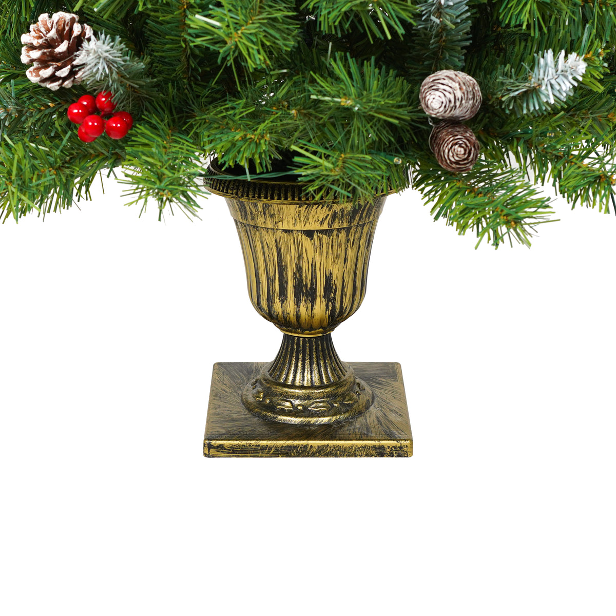 Pre-Lit Christmas Tree Artificial Christmas 3-Piece Set