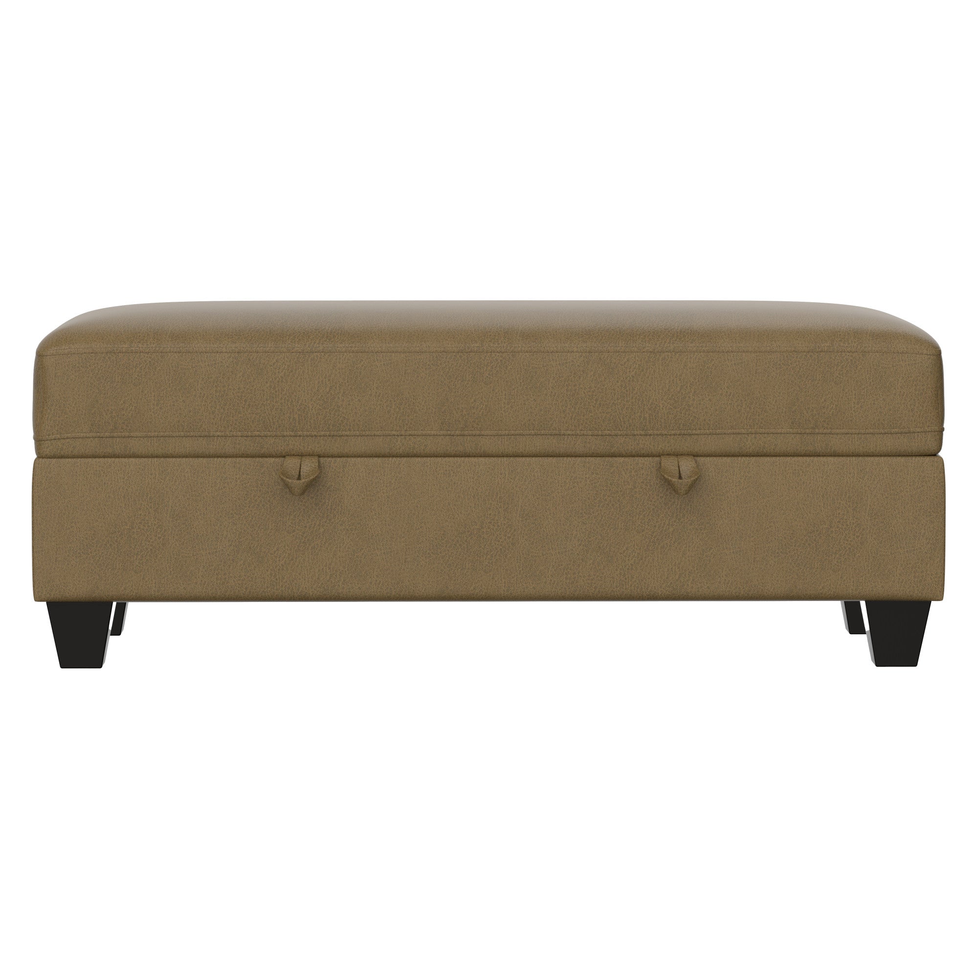 Brown Storage Ottoman