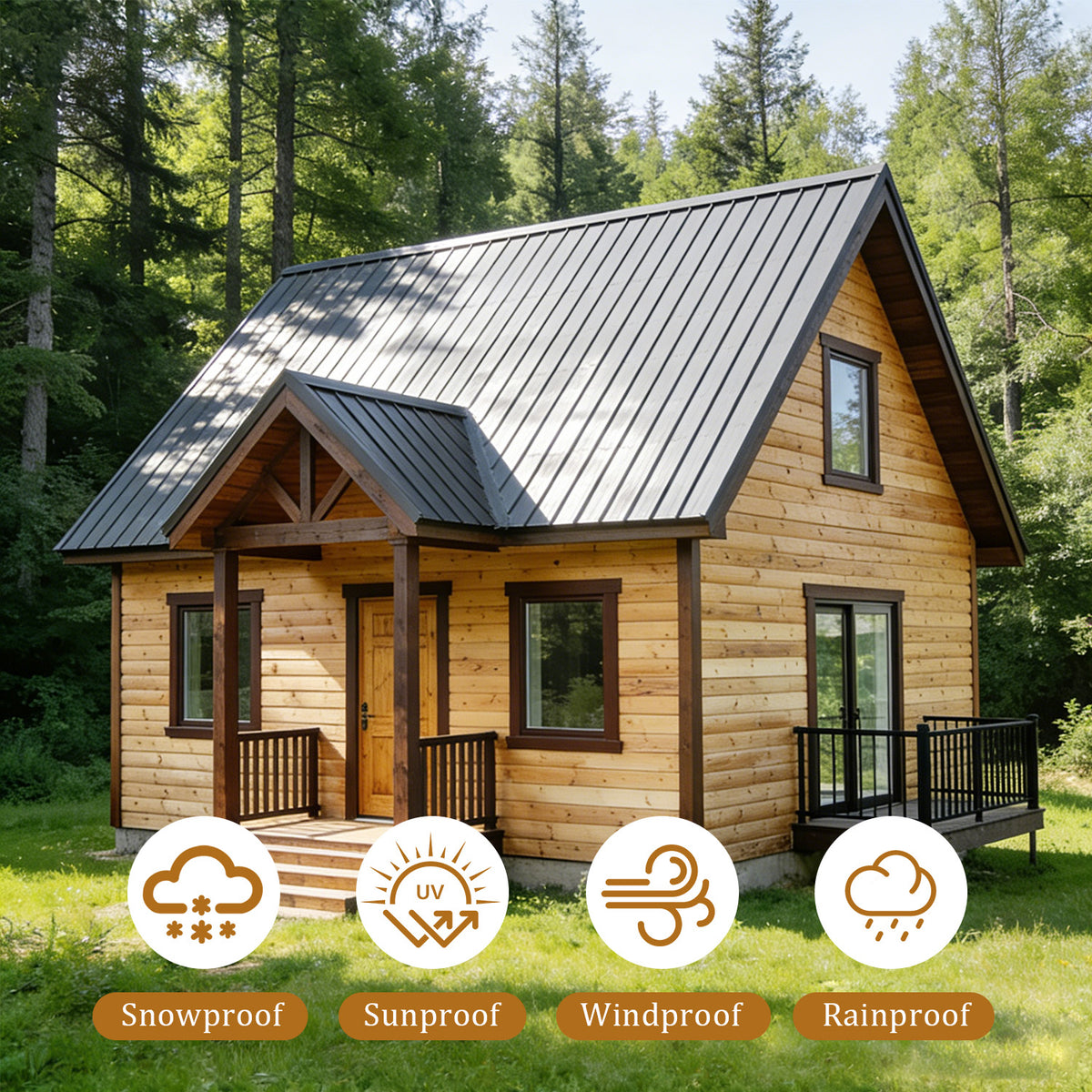 20 Pcs Corrugated Galvanized Metal Roofing Panels