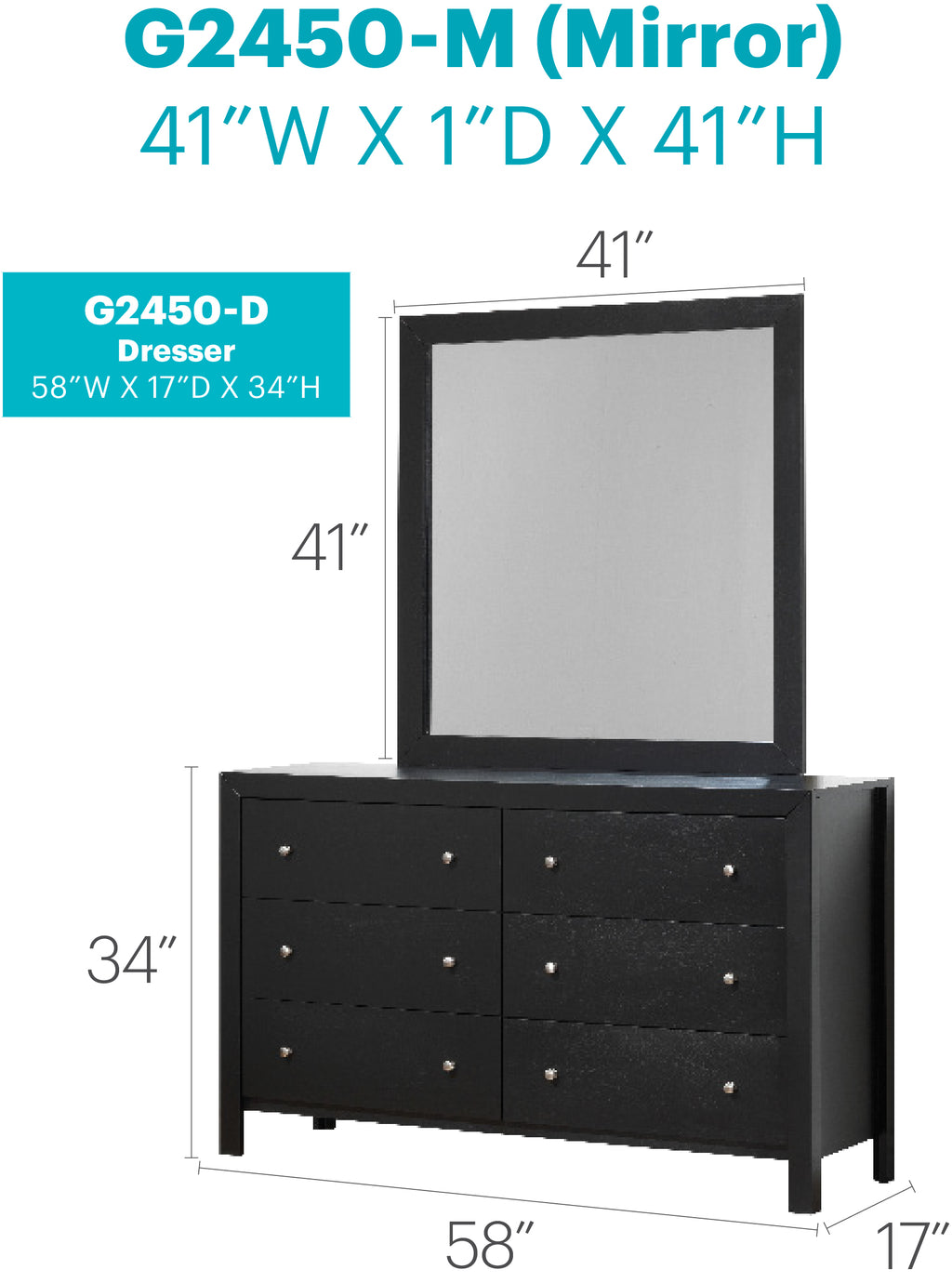 Burlington G2450-D Dresser