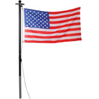 20FT Heavy Duty Flagpole Kit with LED Solar Light