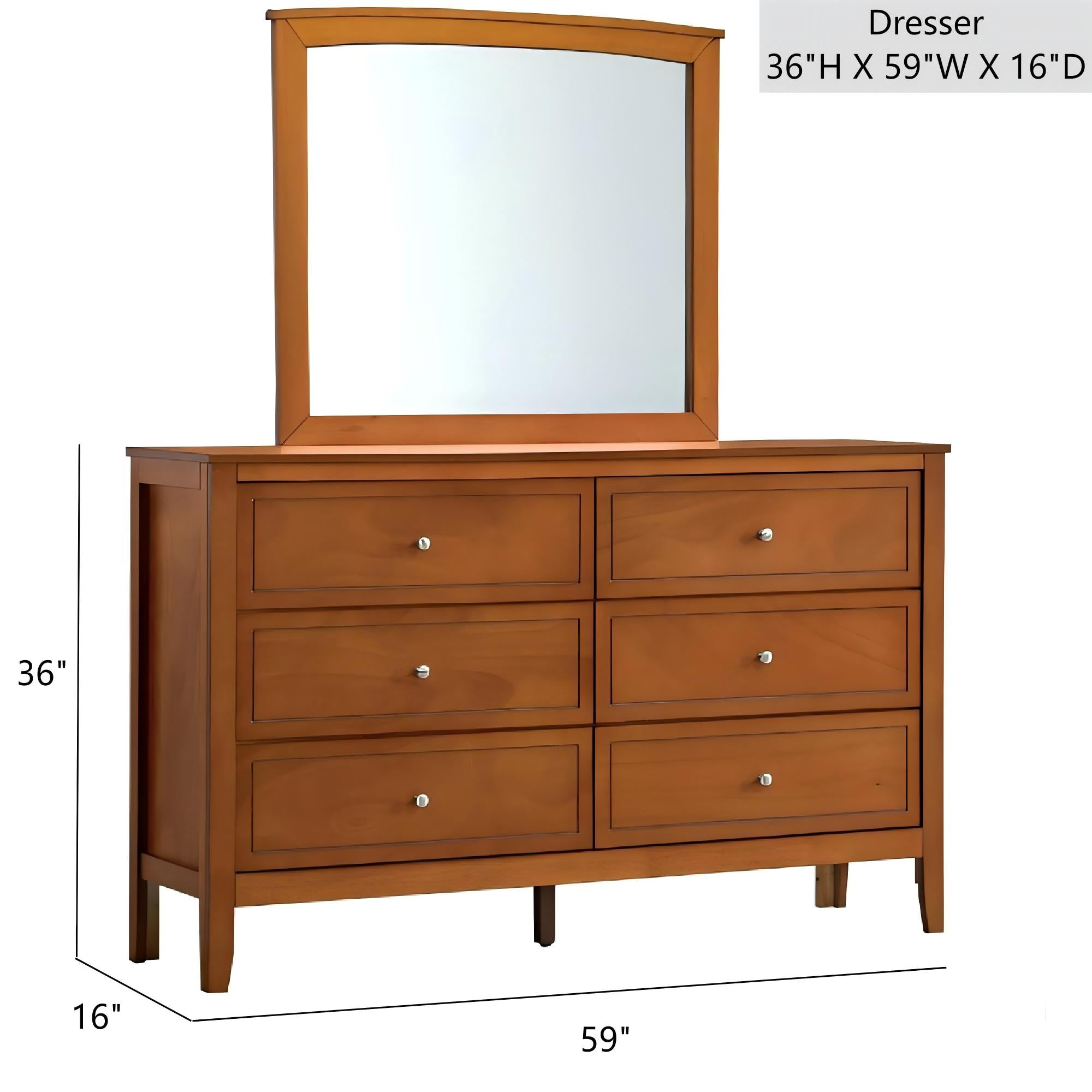 Daniel G1314-D-60 Dresser Without Mirror