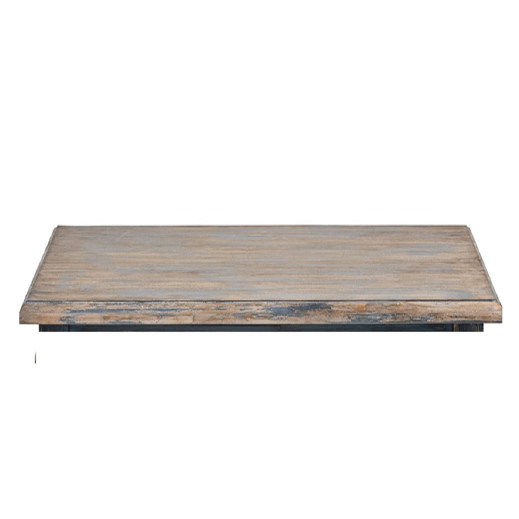 Rosalie Reclaimed Pine Coffee Table, 50-Inch, Vintage Blue
