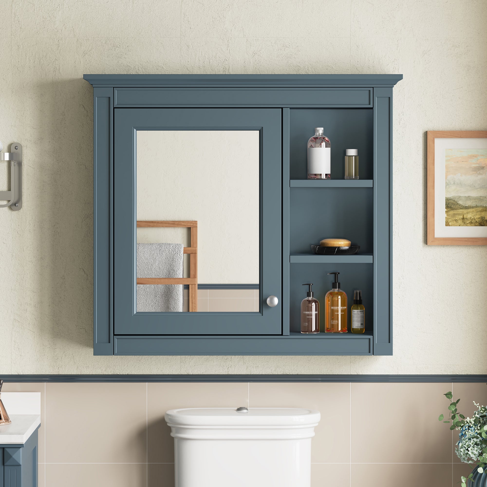 30" x 28" Medicine Cabinet with Mirror