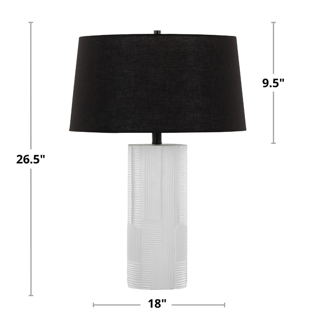 Petra 26" Contemporary Polyresin Table Lamp