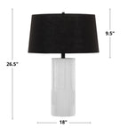 Petra 26" Contemporary Polyresin Table Lamp