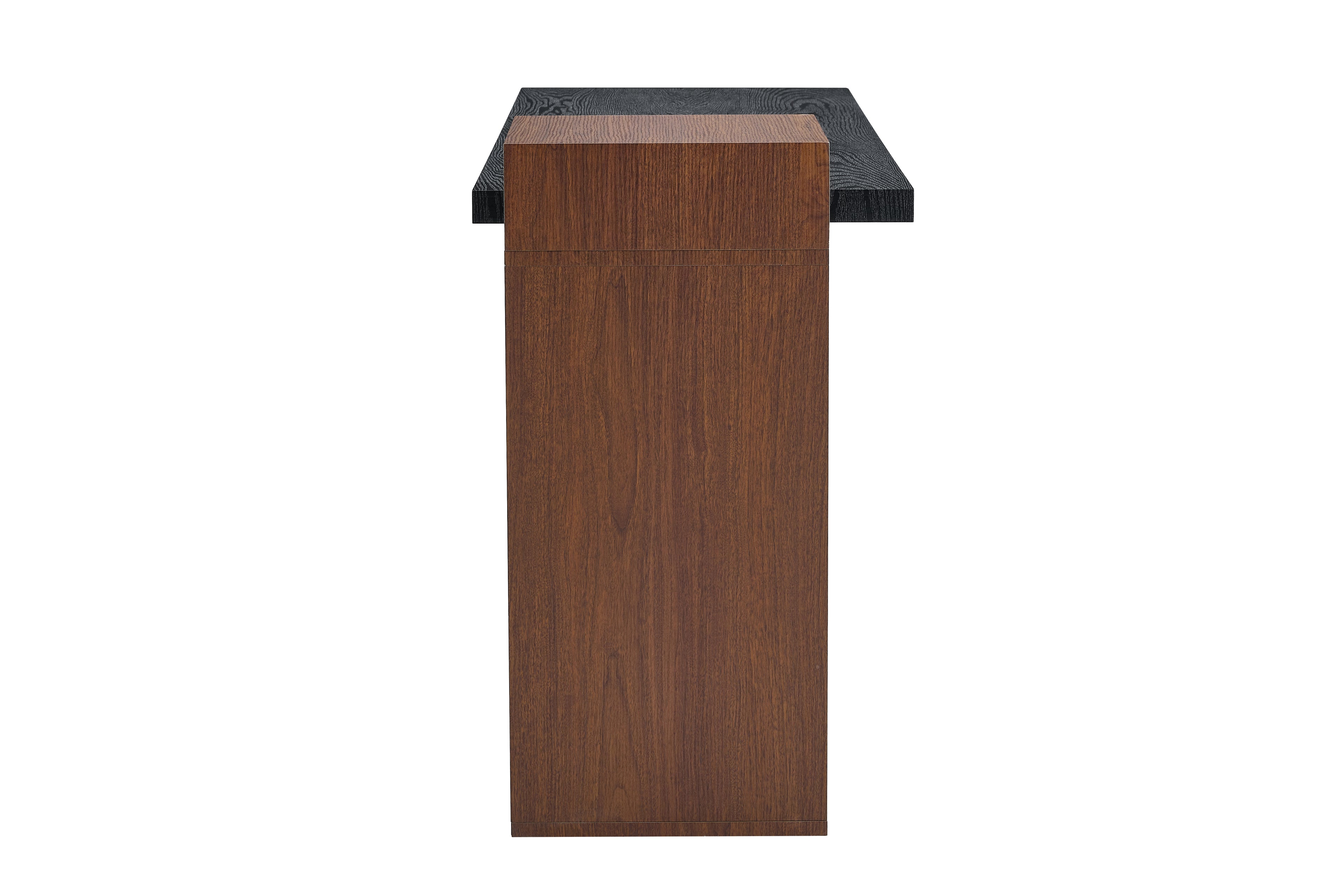 Modern Two-Tone Sofa Side Table