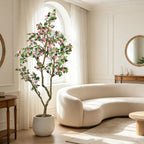 7FT Artificial Bougainvillea Tree with Realistic Flowers