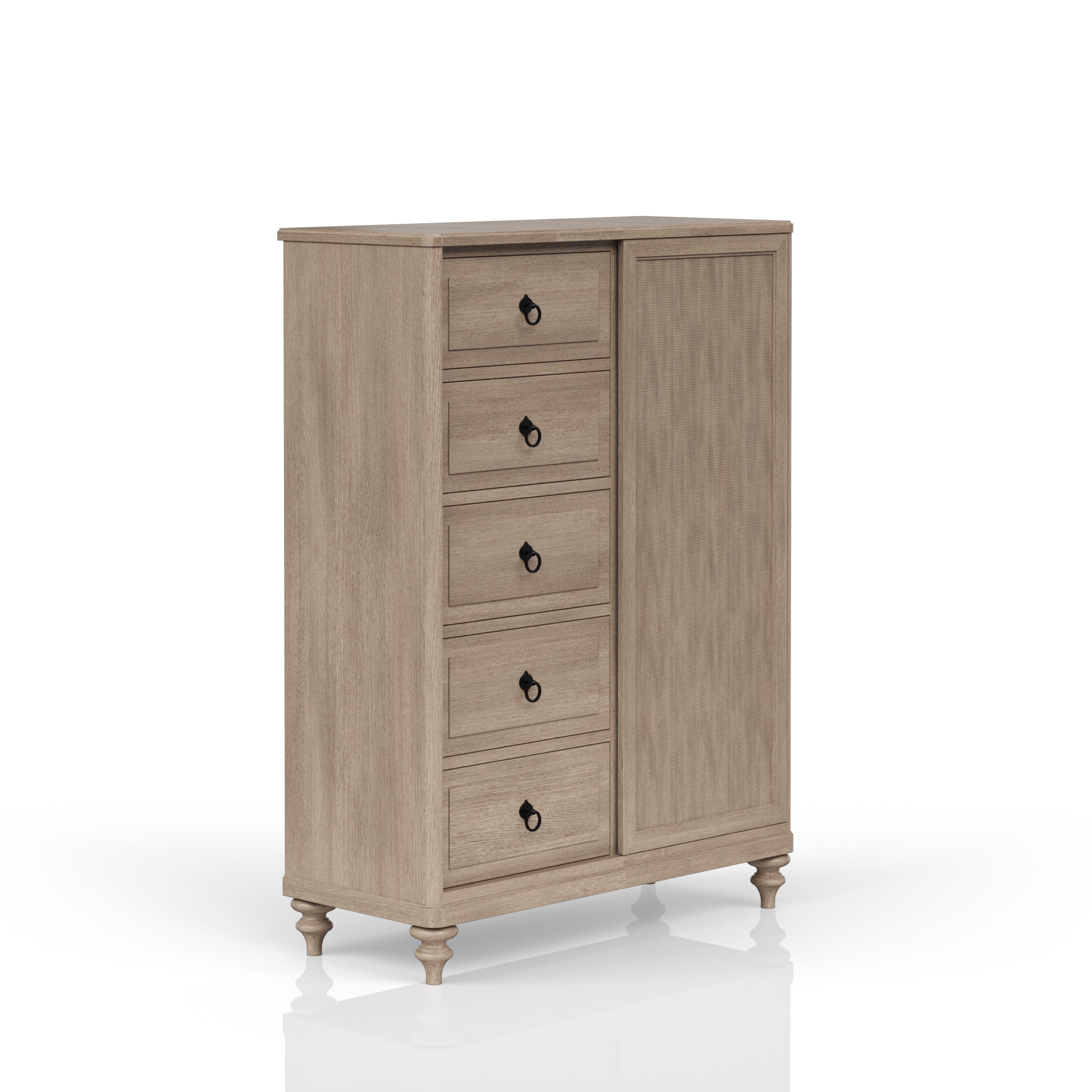 5 Drawer Door Chest