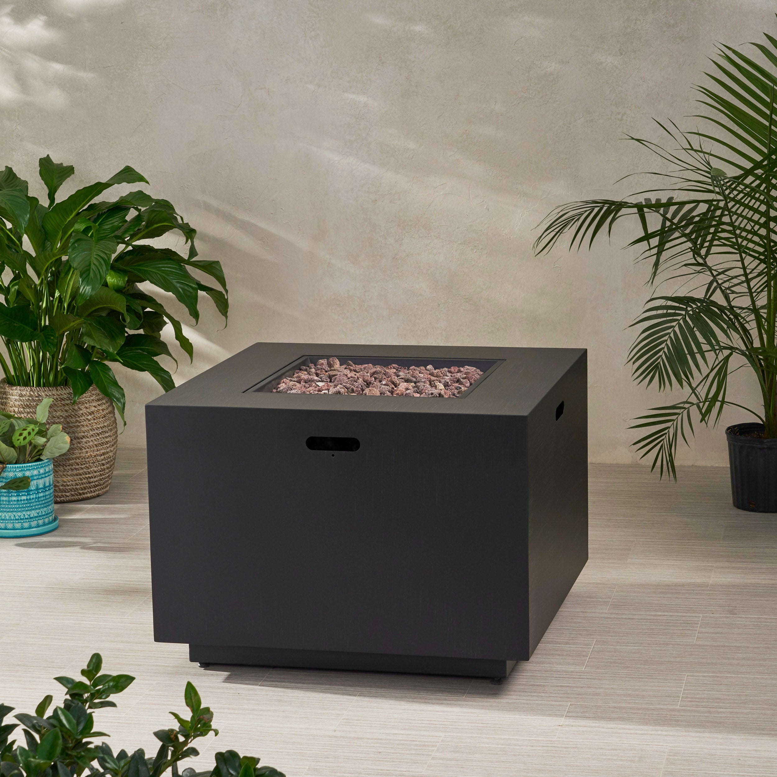 Outdoor Patio Propane Fire Pit - 50,000 BTU