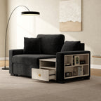 Modern Sofa Couch with Storage Armrest