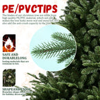 Full-Shaped 7.5FT Christmas Tree with 2441 Tips