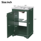20-Inch Bathroom Vanity with Ceramic Sink