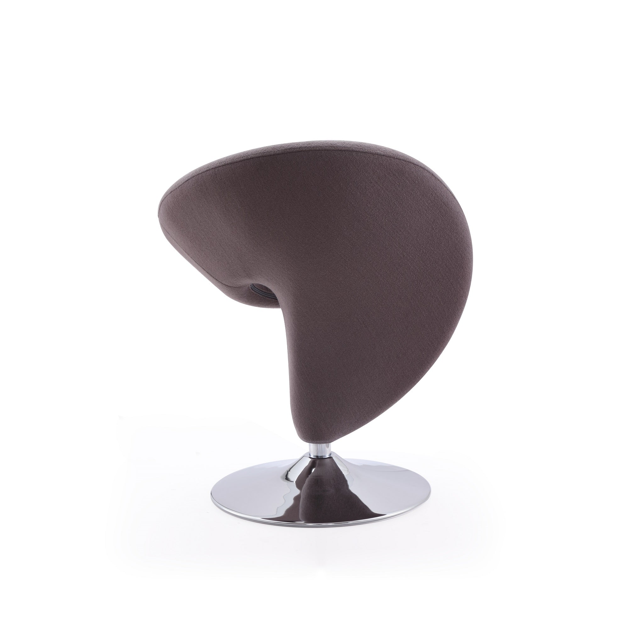 Curl Wool Blend Swivel Lounge Chair
