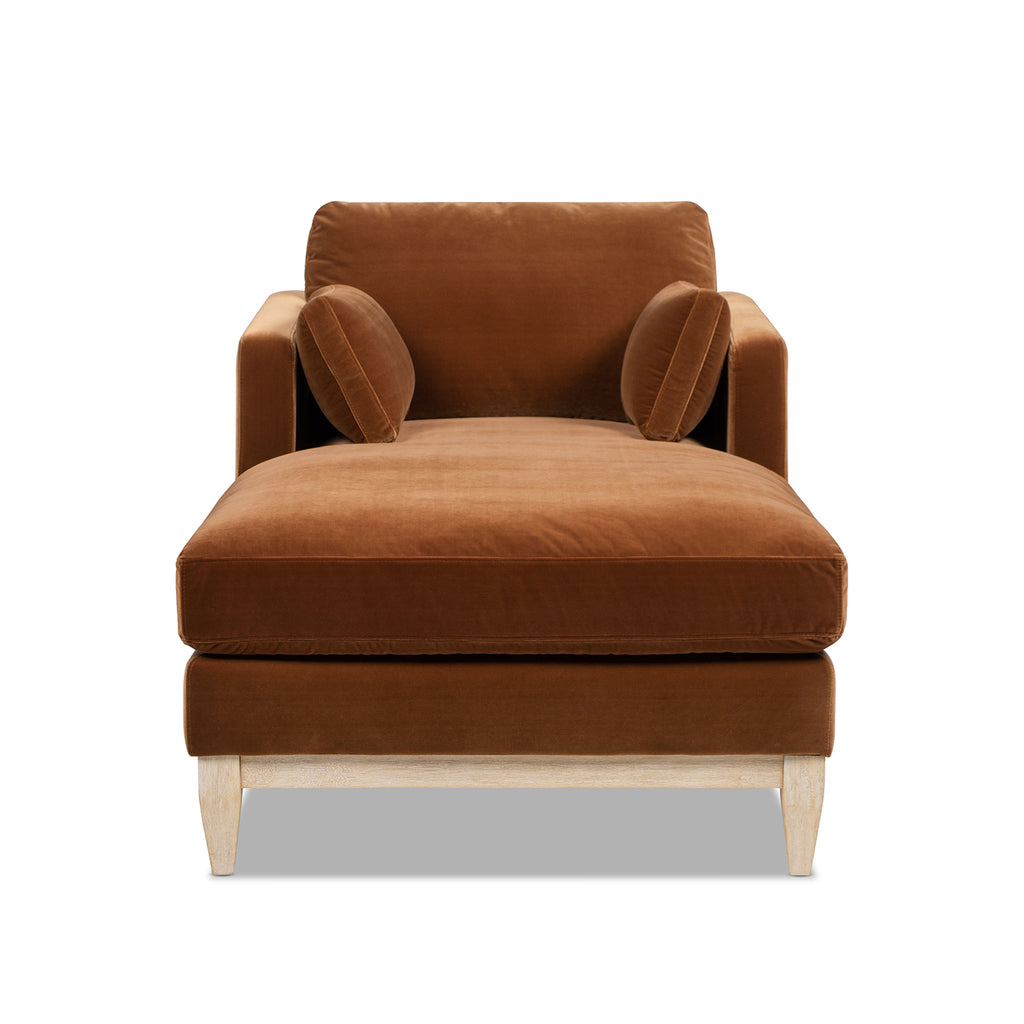 Knox 65" Modern Farmhouse Chaise Lounge Chair