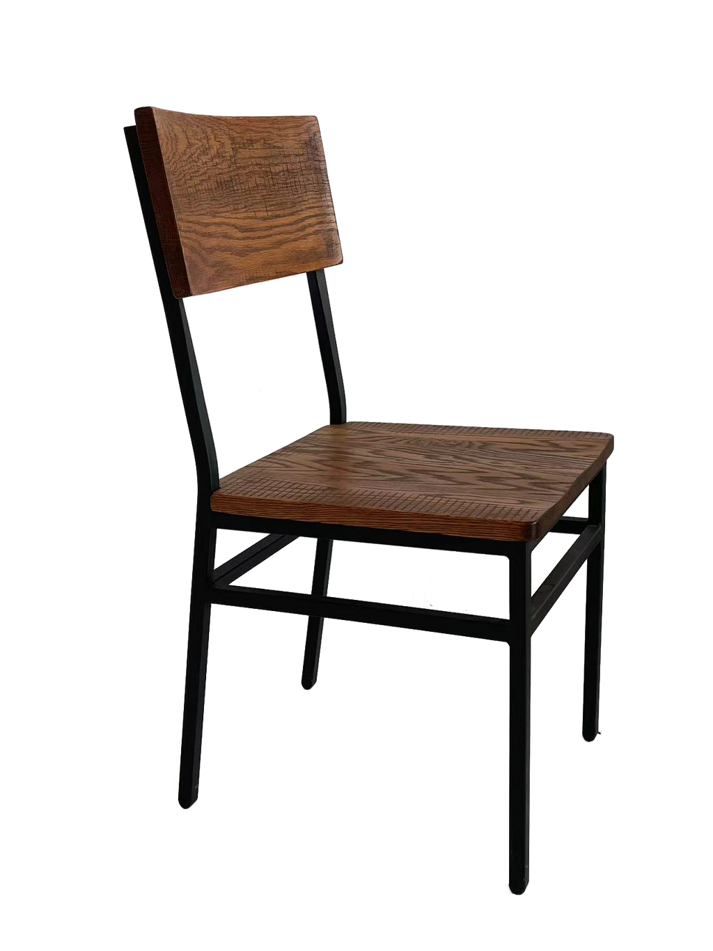 Set of 2 Assembled Commercial-Grade Farmhouse Style Dining Chairs