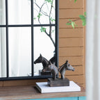 S/2 5.1x4x8" Horse Bookends