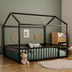 Full Size Montessori Style Metal Floor Bed Frame