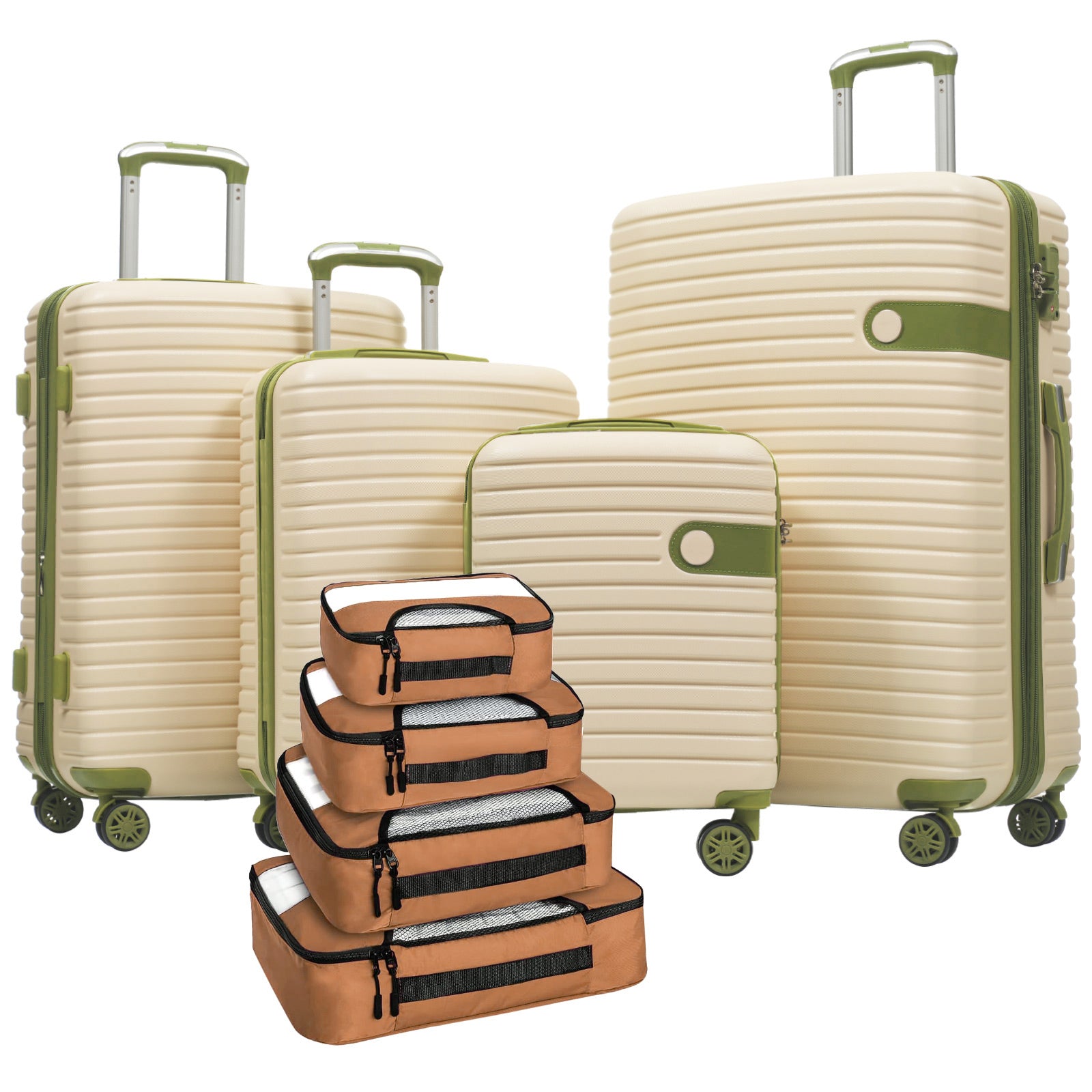 4 Piece Luggage Set Suitcase Set