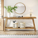 70.9 Inches Extra Long Farmhouse Console Table