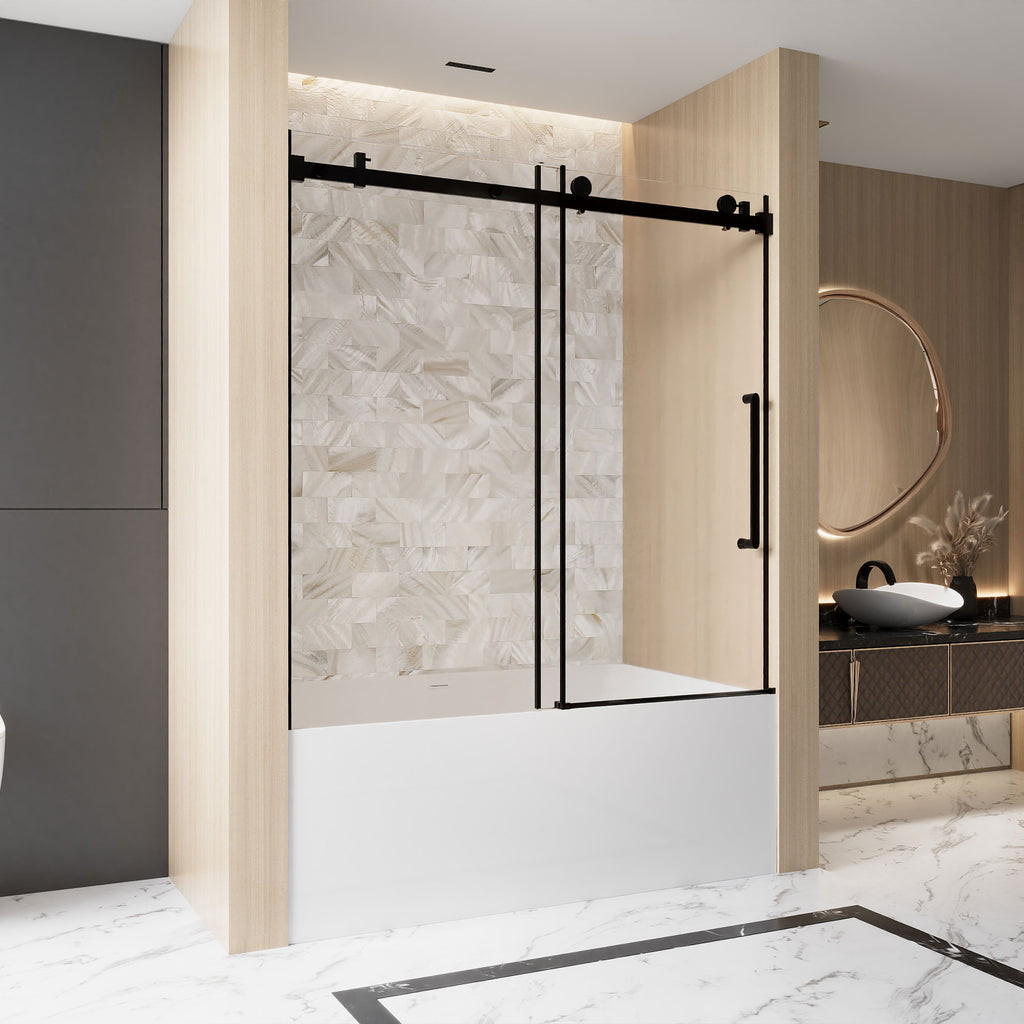 Frameless Single Sliding Shower Door