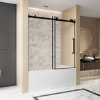 Frameless Single Sliding Shower Door