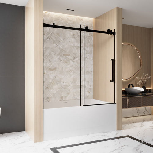 Frameless Single Sliding Shower Door
