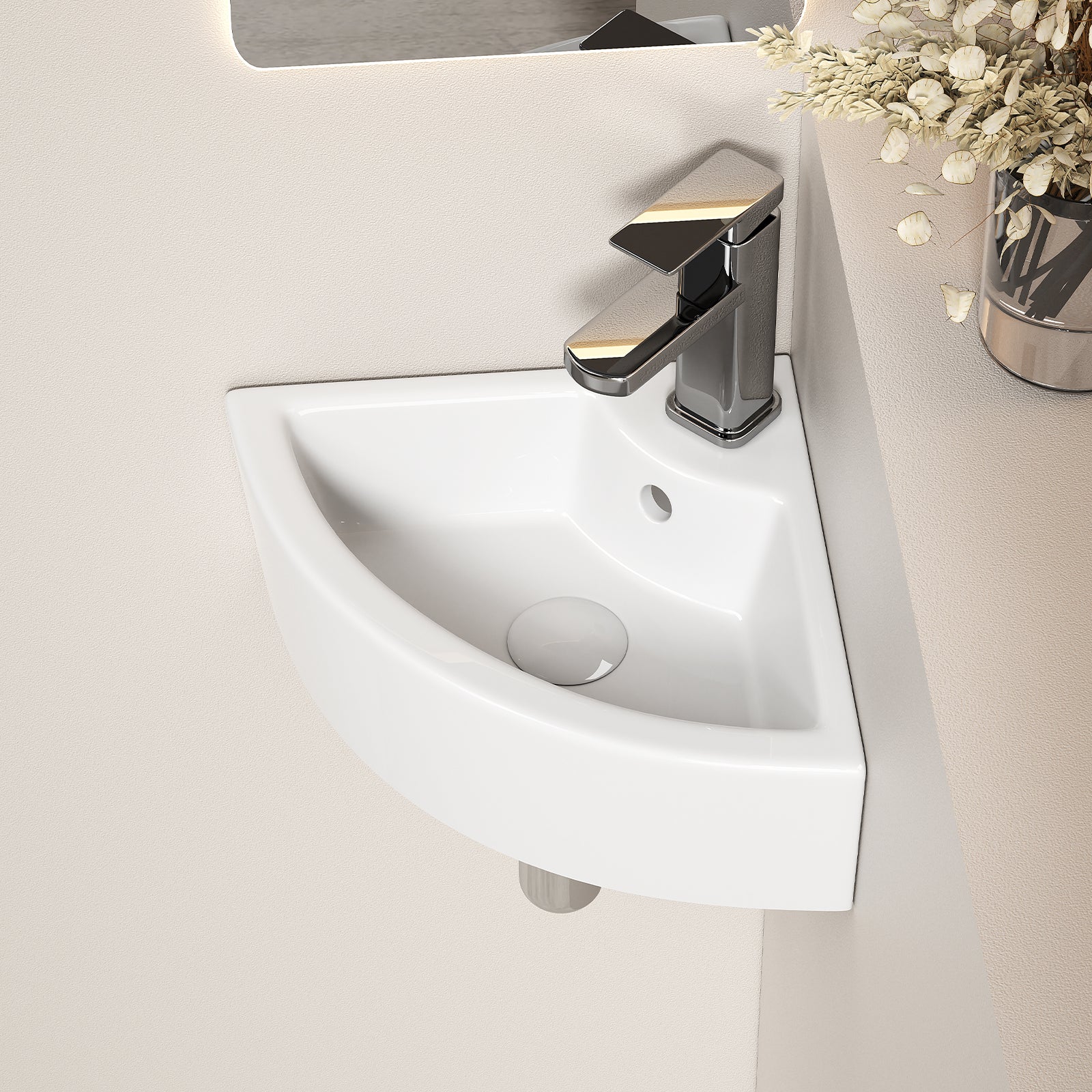 Triangle Corner Sink for Bathroom