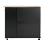 Mobile Kitchen Cart with Storage