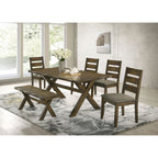 Knotty Nutmeg Dining Bench