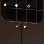 Red Cocoa Wine Cabinet