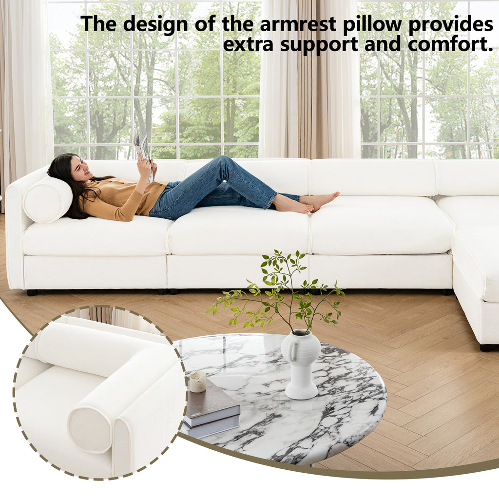 Stylish Chenille Sofa