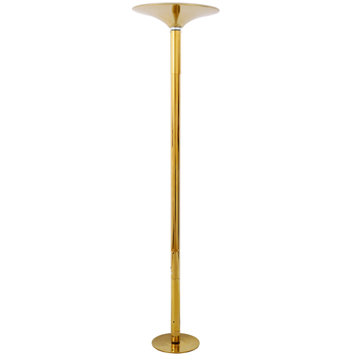 Dance Pole Spinning Static, 86-110 Inch Height Adjustable, 440lb Capacity, Gold