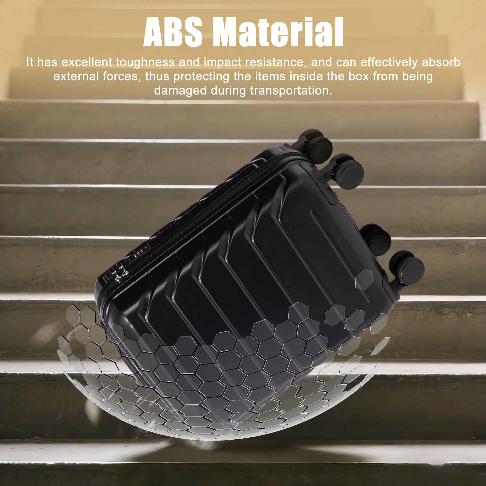 20 Inch ABS Hard Shell Travel Checked Luggage