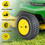 Set of 2 16x6.50-8 Lawn Mower Tires & Wheel Assembly