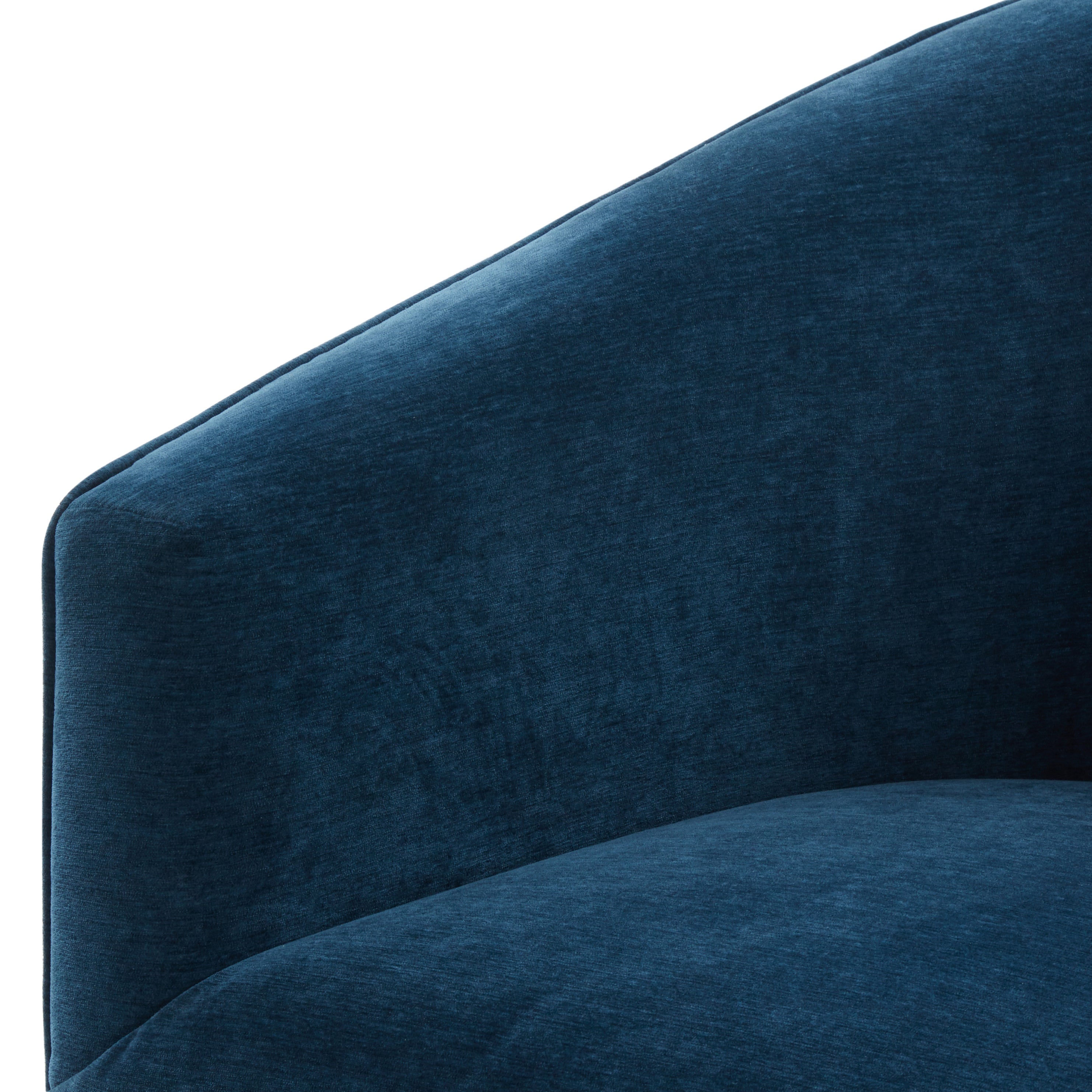 Earl Baltic Skirted Swivel Chair