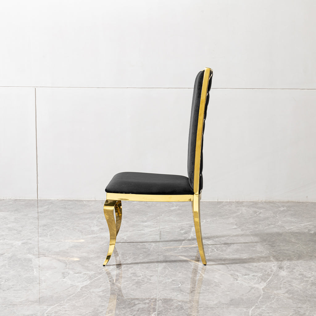 Contemporary Stainless Steel Dining Chair