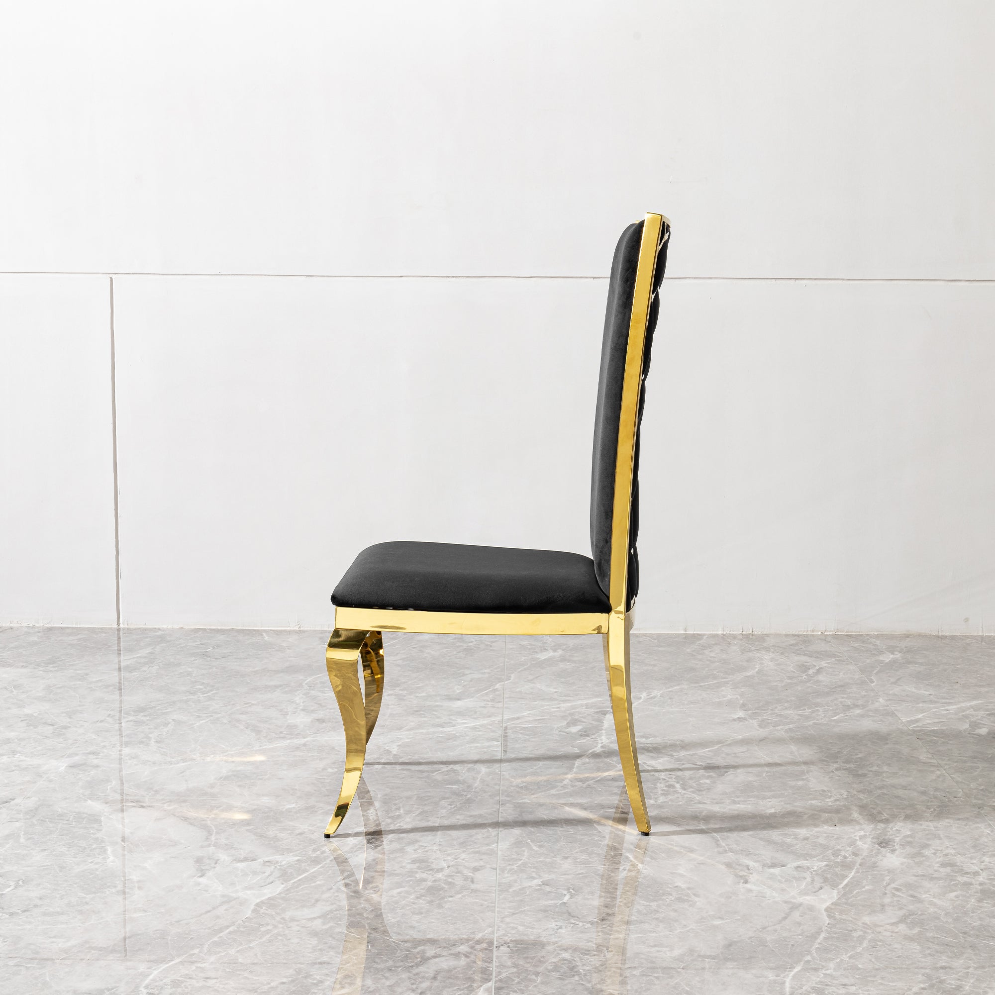 Contemporary Stainless Steel Dining Chair