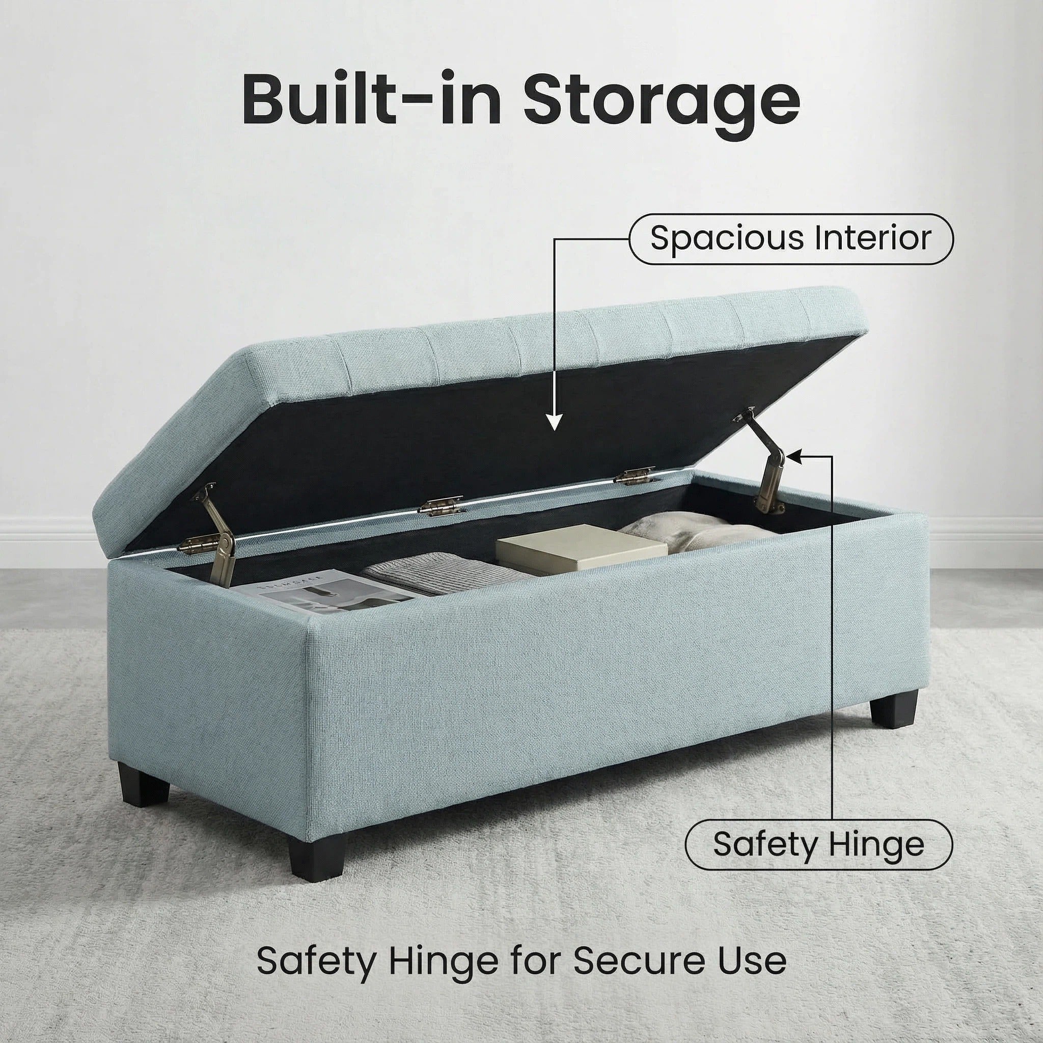 Storage Ottoman and Bench