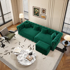 Chesterfield Sofa Bed - 3-in-1 Velvet Convertible