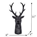 6x4x11" Darby 8-Point Deer Head Statue Decor