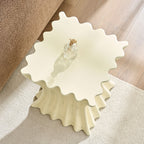 15.16 Inch Vintage Sturdy Fiberglass Side Table