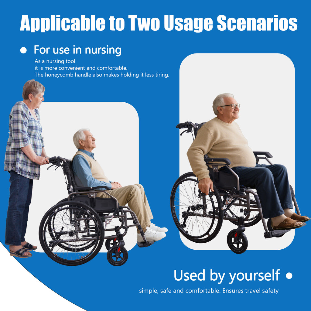 Aluminium Multi-Functional Manual Wheelchair