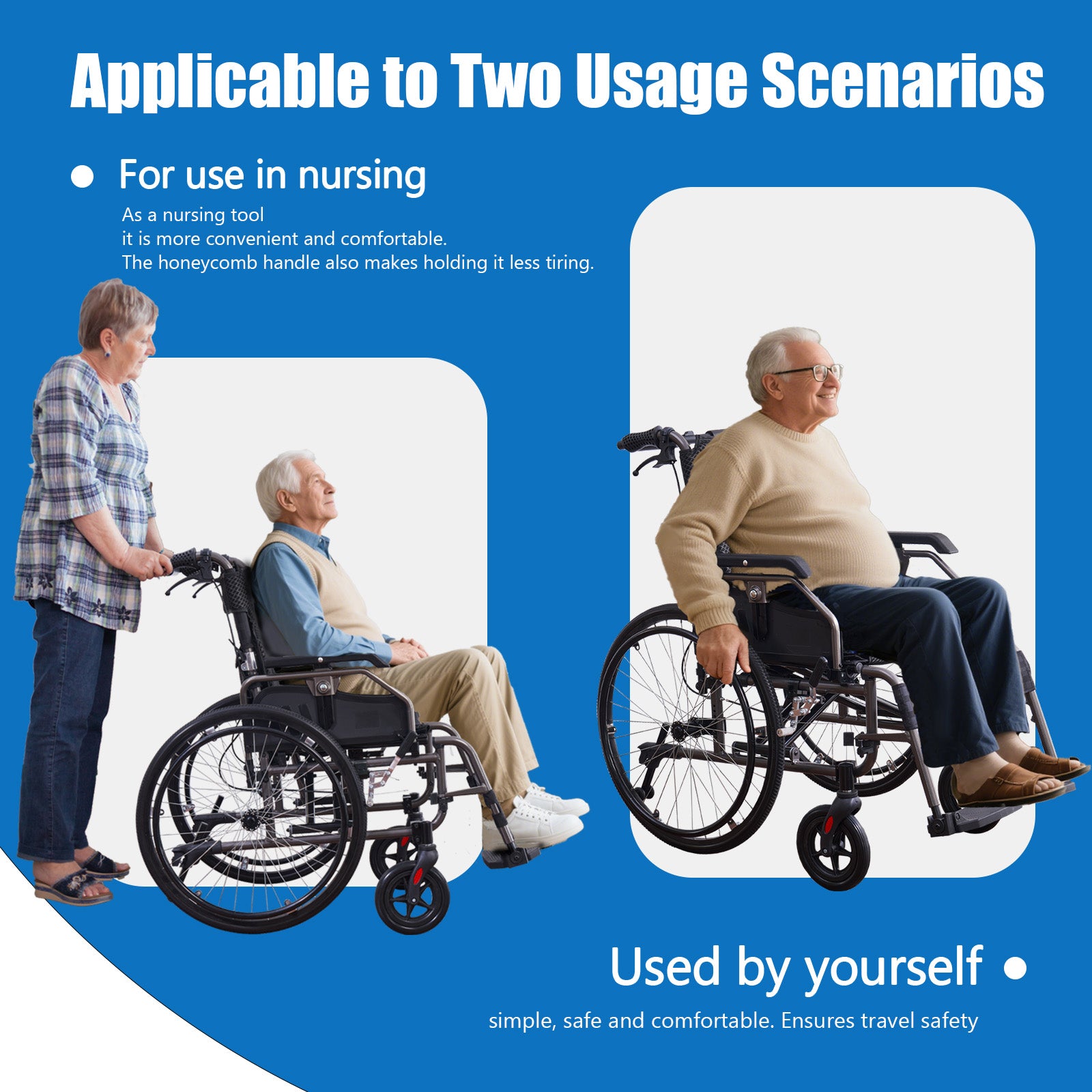 Aluminium Multi-Functional Manual Wheelchair