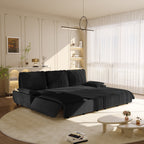 94.5" King Size Pull Out Sofa Bed - 3-in-1 Convertible Sleeper Sofa